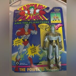 Captain Planet & The Planeteers Captain Planet with Power Commands New 1991